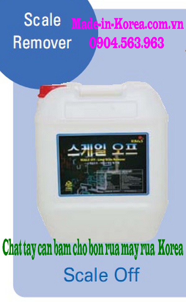 Chất tẩy cặn bám cho bồn rửa máy rửa Korea Scale Off